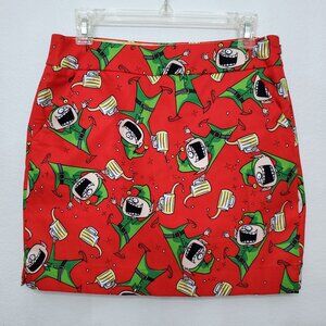 Loudmouth Red Christmas Elf Women's Golf Tennis Pickleball Skirt/Skort Size 4